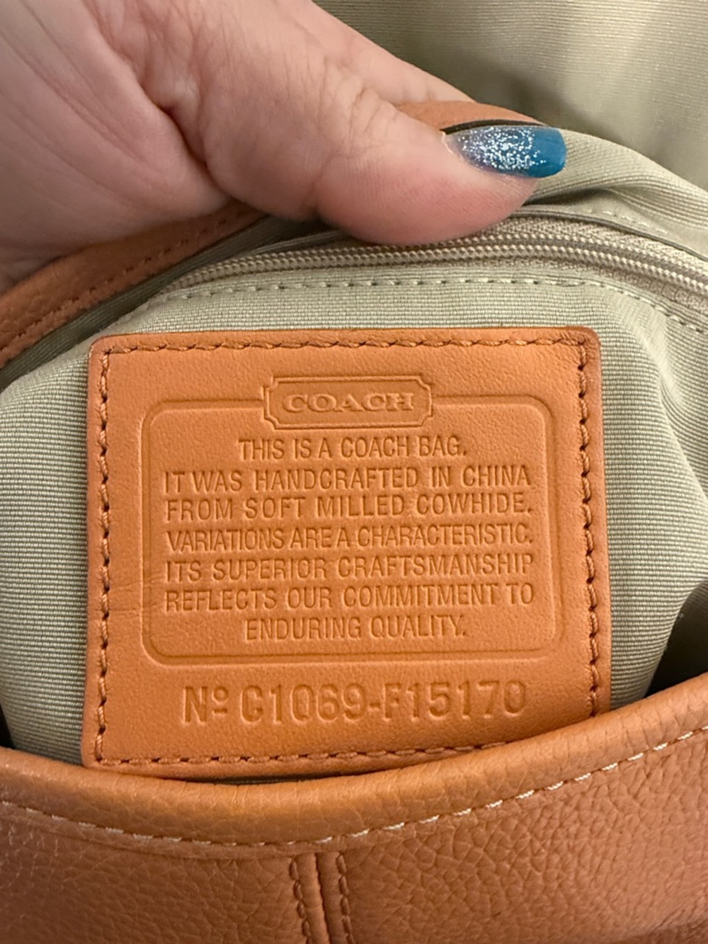 Coach Legacy Vintage Camel Turn Lock Saddle Shoulder Bag - Picture 2 of 12